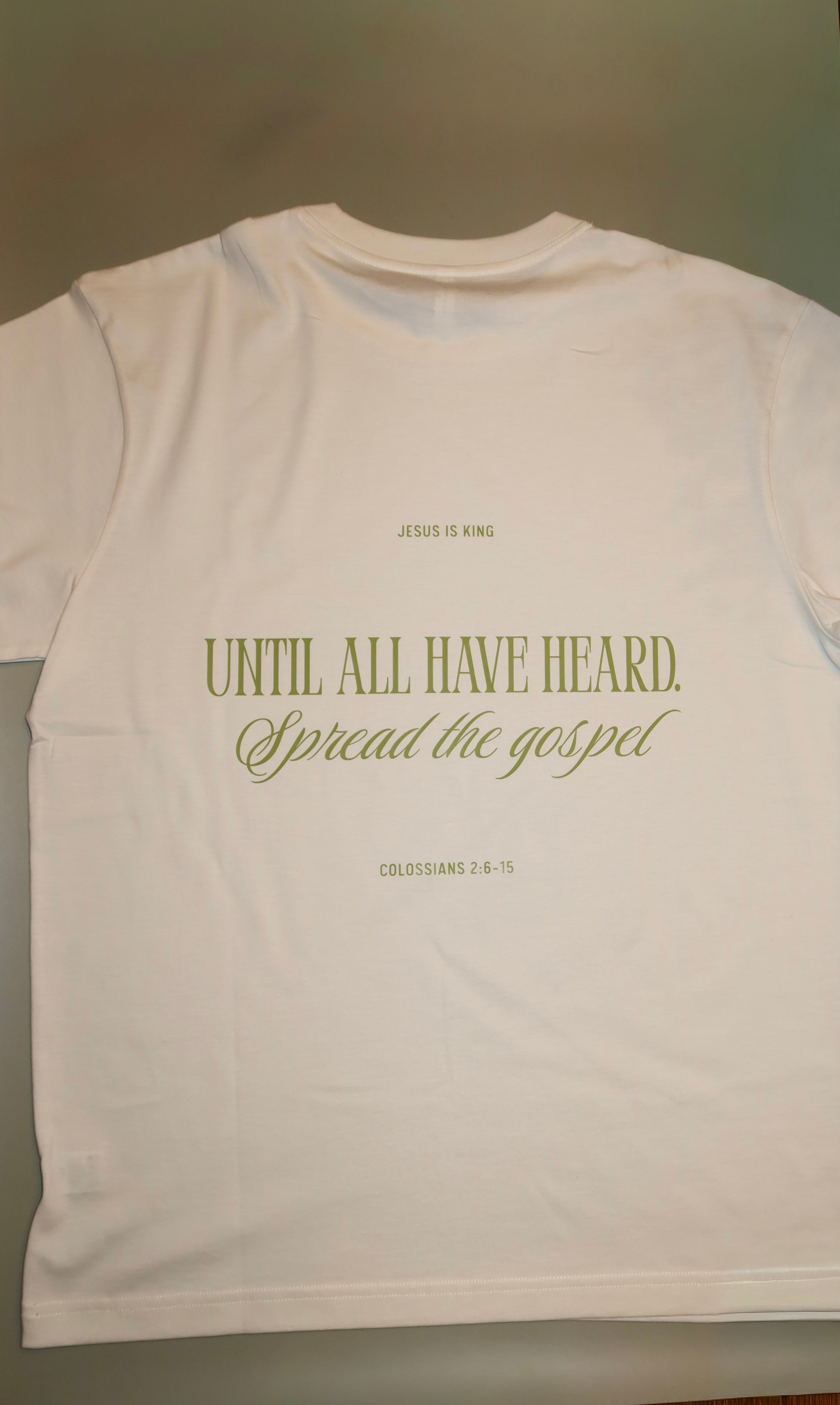 Until all have heard.